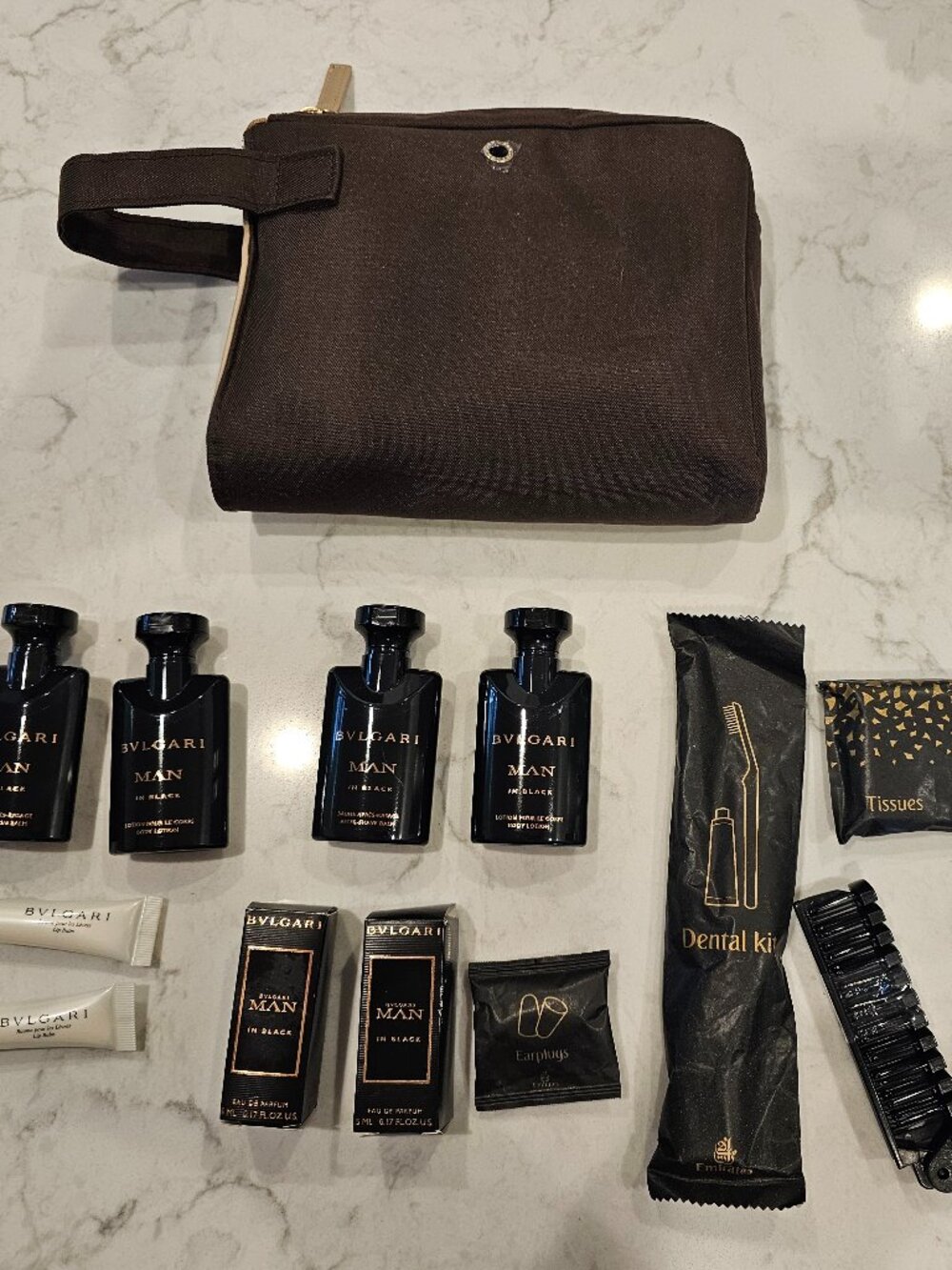 Bulgari mens travel kit